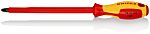 Knipex Pozidriv Insulated Screwdriver, PZ4 Tip, 200 mm Blade, VDE/1000V, 320 mm Overall