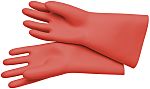 Knipex Electricians Gloves Red Rubber Electrical Protection Work Gloves, Size 10