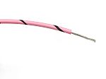 RS PRO Black/Pink 0.5mm² Hook Up Wire, 16/0.2 mm, 100m, PVC Insulation