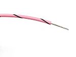 Black/Pink 0.22 mm² Hook Up Wire, 7/0.2 mm, 100m, PVC Insulation