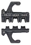 Knipex, 97 Crimp Die, Open Barrel Terminal, Wire size 10 → 20AWG