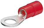 Knipex Insulated Ring Terminal, M3 Stud Size, 0,5mm² to 1mm² Wire Size, Red