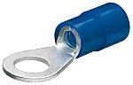 Knipex Insulated Ring Terminal, M6 Stud Size, 1,5mm² to 2,5mm² Wire Size, Blue