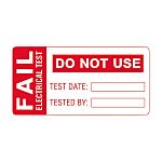 Martindale FAIL1 PAT Testing Label, For Use With PAT 32