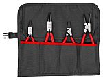 Knipex 4-Piece Circlip Plier Set, Straight Tip, 315 mm Overall