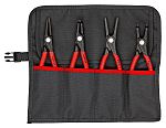Knipex 4-Piece Circlip Plier Set, Angled, Straight Tip, 315 mm Overall