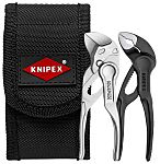 Knipex 2-Piece Plier Set, Straight Tip, 109 mm Overall
