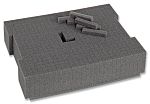 BS SYSTEMS 6000003673 Medium Density Rectangular Foam Insert, For Use With L-BOXX 136, LS-BOXX