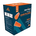 Portwest EP Series Orange Disposable Uncorded Ear Plugs, 34dB Rated, 500Pair Pairs