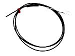 RS PRO Type J Hermetically Sealed Thermocouple 1m Length, 7/0.2mm Diameter, -75°C → +260°C