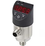 WIKA PSD-4 Series Gauge Pressure Sensor, 0bar Min, 25bar Max, PNP/NPN Output, Gauge Reading