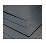 Tabule těsnicích materiálů Černá, Grafit 500 x 500mm tloušťka 1.5mm RS PRO