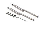 RS PRO Stainless Steel Gas Strut, with Ball & Socket Joint, 700mm Extended Length, 300mm Stroke Length