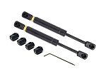 RS PRO Steel Gas Struts, with Ball & Socket Joint, 376.0mm Extended Length, 150.0mm Stroke Length