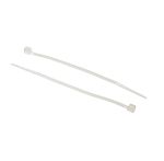 RS PRO Cable Tie, 142mm x 2.5 mm, Natural Nylon, Pk-1000