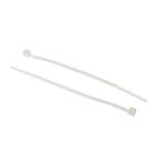 RS PRO Cable Tie, 190mm x 4.8 mm, Natural Nylon, Pk-250