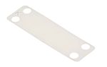 RS PRO Cable Tie Cable Markers, Natural, Pre-printed "Blank", for Cables