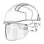JSP Smoke PC Face Shield with Face Guard , Resistant To Impact