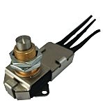 RS PRO Plunger Limit Switch, 1NC/1NO, IP68, SPDT, Stainless Steel Housing, 250V ac ac Max, 5A Max