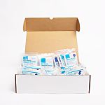 Kit de primeros auxilios Crest Medical de Algodón Azul, blanco, 1Each unidades
