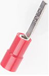 RS PRO Insulated Crimp Blade Terminal 13mm Blade Length, 0.5mm² to 1.5mm², 22AWG to 16AWG, Red
