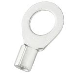RS PRO Uninsulated Crimp Ring Terminal, 13mm Stud Size, 16mm² to 16mm² Wire Size, Silver