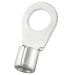 RS PRO Uninsulated Crimp Ring Terminal, 6.5mm Stud Size, 2.5mm² to 6mm² Wire Size, Silver