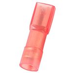RS PRO Red Insulated Female Spade Connector, Receptacle, 2.8 x 0.8mm Tab Size, 0.5mm² to 1.5mm²