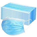 82-38 SAM Blue, White Disposable Face Mask for Surgical, One Size