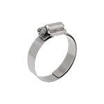 RS PRO Stainless Steel Slotted Hex Hose Clip, 16mm Band Width, 57 → 79mm ID