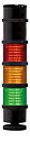 RS PRO Amber, Green, Red Signal Tower, 12 Lights, 24 v ac/dc, Screw Mount