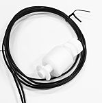 Cable Mount Nylon Float Switch, Float, 1m Cable, 200V ac Max, 200V dc Max