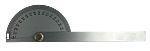 0 - 180° Imperial, Metric  Vernier  Bevel Protractor, 195 mm Steel Blade