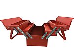 Caja para herramientas RS PRO, Rojo, Acero, Con Bandejas Extensibles, 535 x 200 x 210mm