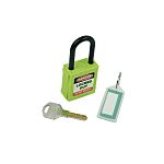 Spectrum Industrial Padlock Weatherproof Nylon Padlock, 6mm Shackle, 42mm Body