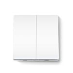 TP-Link White Smart Light Switch, 1 Way, 2 Gang, Tapo S220