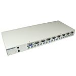Rextron 8 Port 8 PS/2 SVGA KVM Switch, 1600 x 1200 Maximum Resolution
