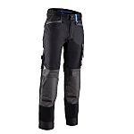 Coverguard 5CAP010 Black, Blue Women's Cotton, Polyester Stretchy Trousers 36.6-38.9in, 93-99cm Waist