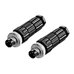 Schneider Electric Circular Connector, 3 Contacts, M8 Connector, Male, Lexium Series