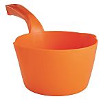 Vikan Round Bowl Scoop, 1 Litre, Orange