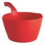 Vikan Round Bowl Scoop, 2 Litre, Red