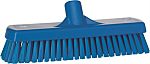 Vikan Broom, Blue With Polyester, Polypropylene, Stainless Steel Bristles for Multipurpose Cleaning
