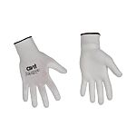 Guantes de Nylon Avit serie AVIT, talla 10, Blanco, con recubrimiento de Poliuretano, Uso general