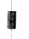 RS PRO 1000μF Aluminium Electrolytic Capacitor 40 V dc (50V), Axial, Through Hole