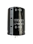 RS PRO 10000μF Aluminium Electrolytic Capacitor 80V dc, Snap-In