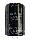 RS PRO 470μF Aluminium Electrolytic Capacitor 400V dc, Snap-In