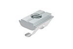 RS PRO M6 Sliding Block, Connecting Component, Strut Profile 40 mm, 45 mm, 50 mm, 60 mm, Groove Size 10mm, Round Tube
