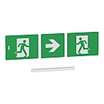 PVC Exit, Exit Sign, English, Exit Sign