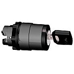 Schneider Electric Harmony XB5 2-position Selector Switch, Latching, 22mm Cutout