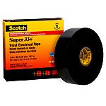 3M Scotch Vinyl Electrical Tape Super Black PVC Electrical Insulation Tape, 25.4mm x 33m